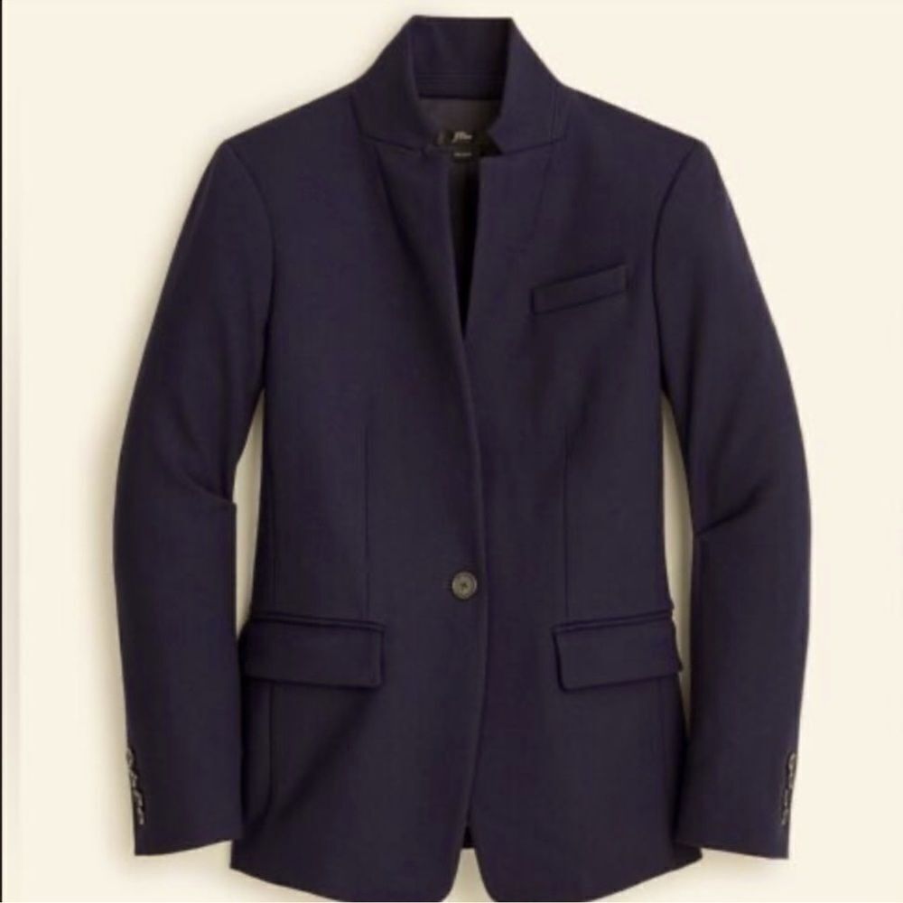 NWT J. Crew Black Regent Blazer Size 6 (currently sold out at J.Crew)